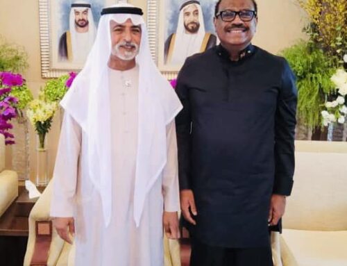 Ambassador Udaya Idrarathna meets His Excellency Sheikh Nahayan Bin Mabarak Al Nahayan _Minister of Tolerance of the UAE