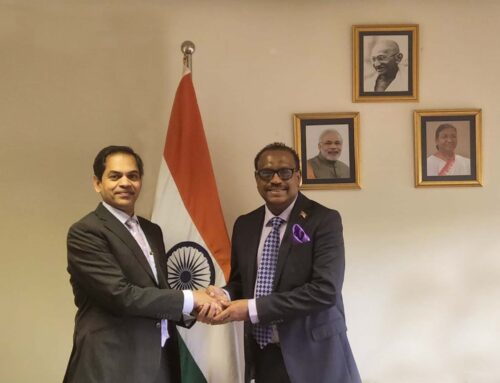 Ambassador Udaya Indrarathna meets Ambassador of India to the UAE
