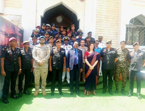 Embassy of Sri Lanka to the United Arab Emirates Welcomes the Delegation from the Defense Service Command and Staff College of Sri Lanka