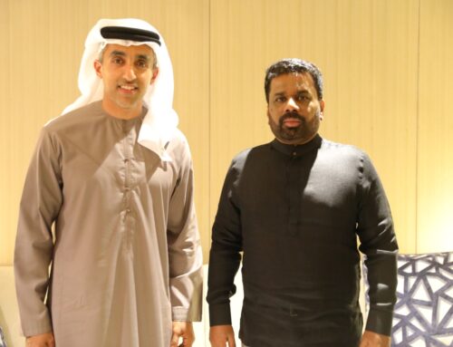 President Anura Kumara Dissanayake Meets Sheikh Abdullah bin Mohammed Al Qasimi in Dubai